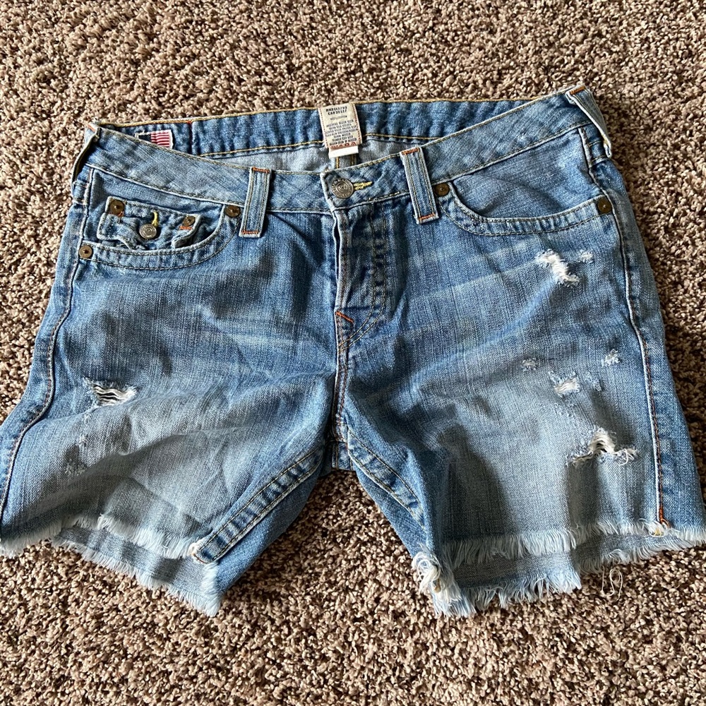 True Religion jeans shorts